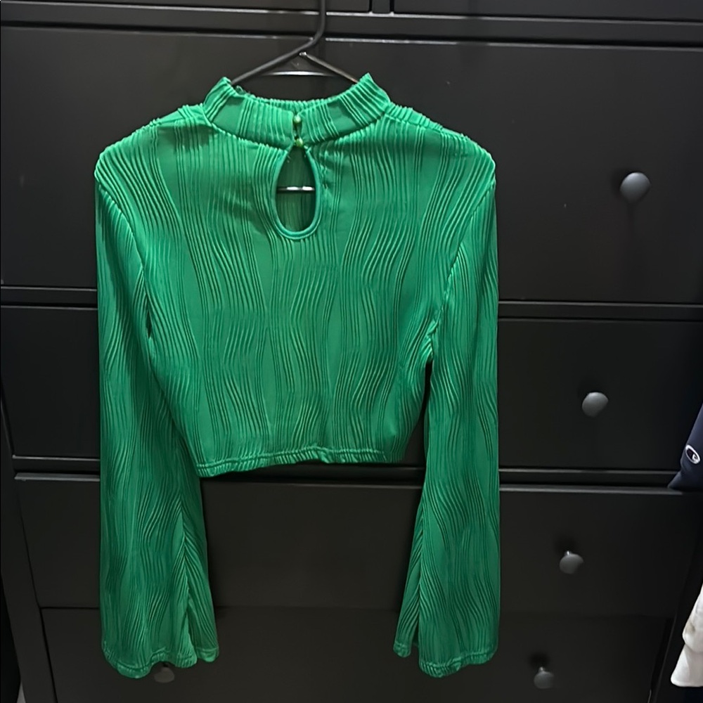 Elegant Green Women's Top